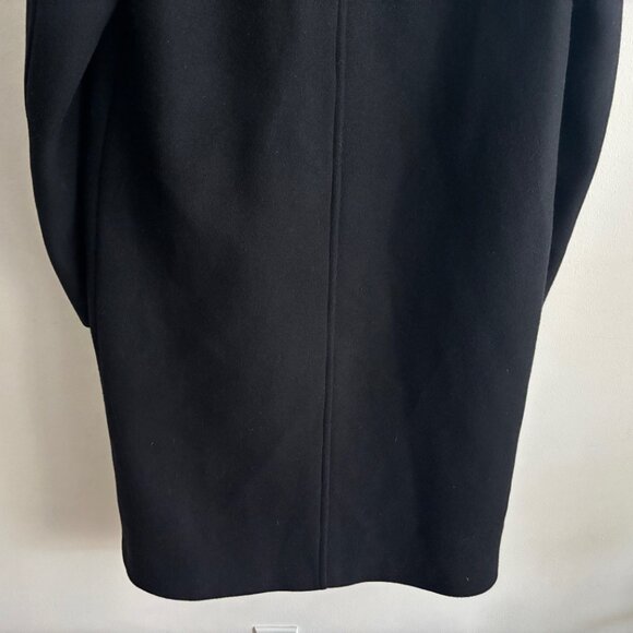 $4900 Jil Sander Black Wool Cashmere Overcoat Ulster Collar - 48/ Medium - Picture 10 of 16